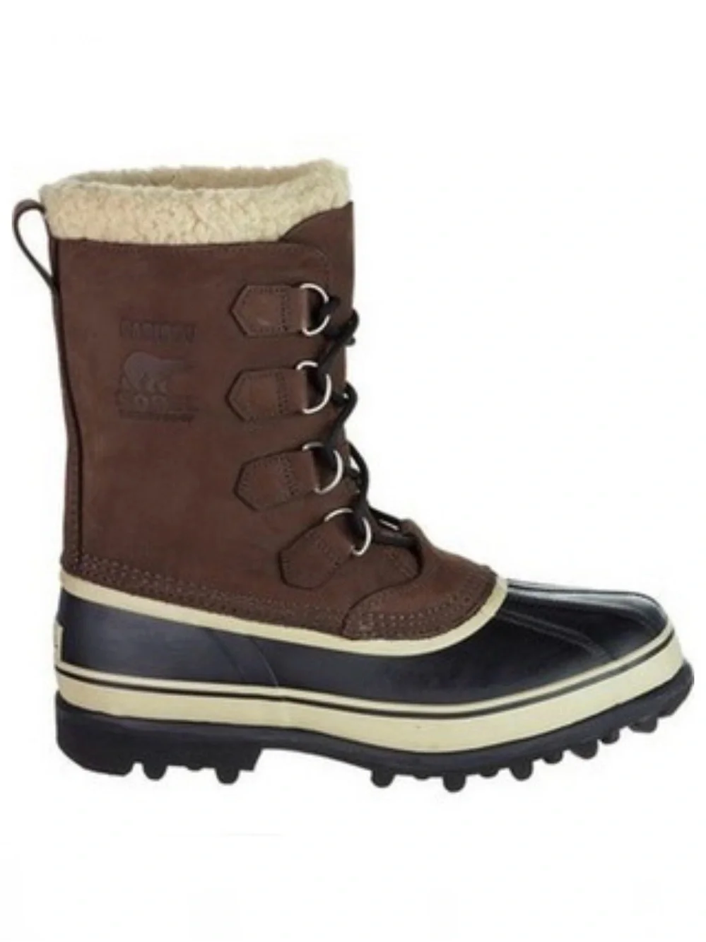 Sorel Men's Caribou Waterproof Lace-Up Winter Boots in‎ Brown Black Size 11